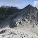 Im Aufsteig zum Grauhorn, liegen im Rücken das Mingalunhorn und das Juferhorn