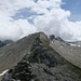 Auf dem Schinetahorn Rückblick zum bisherigen Gratverlauf