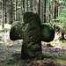 Auermanns Kreuz<br />Der Name wurde erstmals vom sächsischen Kartographen Oeder verwendet.<br />Eine Seele sei herum "geauert". Das Motiv ist ein Fäustel und ein Wagenrad. Auf dem Rad befindet sich eventuell ein Mensch als Strichsymbol.