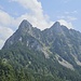 Die Ziele: Links Haggenspitz, rechts kleiner Mythen