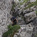 Nordkamin hinauf zum kleinen Mythen. 