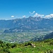 Sarganserbecken der Rheinebene mit dem Falknis