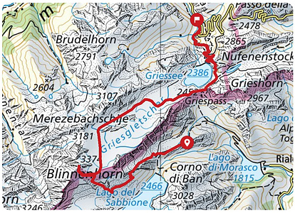 Ungefähre Route (kein GPS Track)