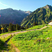 An der Käseralpe mit tollem Giebelblick.