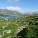 Vom Grimselpass geht es zunächst auf der Bergstraße Richtung Oberaar, von welcher der markierte Wanderweg zum Sidelhorn abzweigt.