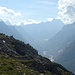 ...und im Osten überragen Finster- und Lauteraarhorn die wilde Berglandschaft über den Gletschern des östlichen Oberlandes.