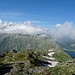 Nochmals blick man auf den Totesee hinab...