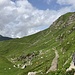 Blick vom Bettlerjoch zu P.2055.