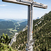 Angekommen auf der Bischofsmütze (1446 m), einem dem Brunnkogel-Westgrat vorgelagerter Zahn mit abgerundeter Spitze. Gipfelkreuz, Gipfelbuch ... 