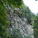 der Weg in der Felswand