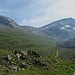 ...dann aber geht der Blick Richtung Diablon und Tête de Milon, dazwischen die Cabane de Tracuit