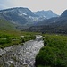 Der Torrent du Barmé bildet eine liebliche Schwemmebene...