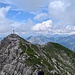 Kleiner Daumen Hauptgipfel zum Kreuzgipfel