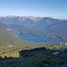 Erster Blick auf den Eibsee.