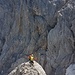 Die Abseilstelle vom Finger zum Klettersteig.