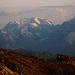 König der Glarneralpen und Kantonshöhepunkt: Tödi - Piz Russein (3614m). Rechts steht der Bifertenstock / Piz Durschin (3419m).