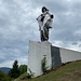 Bei Terchová - Am Denkmal für [https://de.wikipedia.org/wiki/Juraj_J%C3%A1no%C5%A1%C3%ADk Juraj Jánošík].