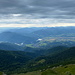 Chleb - Ausblick am Gipfel, u. a. zur Talsperre Krpeľany.