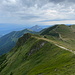 Chleb - Blick entlang des Malá Fatra-Kammes zum Veľký Rozsutec (1.609 m).