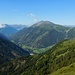 Aufstieg vom Lucknerhaus zum Greibühel,<br />Blick ins Kalser Tal