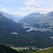 Weils so schön ist...nochmals der Blick auf die Seen im Oberengadin