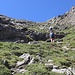 Steiler Aufstieg zum Äußeren Schwärzjöchl