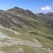 Rückblick ins Schöntal vom Äußeren Schwärzjöchl, rechts der erwähnte namenlose See