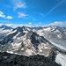 Panorama dalla vetta sulla testata della Val Forno