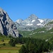 Lucknerhaus (1918 m),<br />Blick über das Ködnitztal zum Großglockner