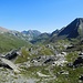Aufstieg zum Bösen Weibl,<br />Blick nach Nordosten