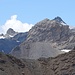 Zoom auf den Piz Laviner wo ich vor einer Woche im Nebel oben war.