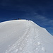 ...dann geht es ein paar steile Schritte hinauf auf den Gipfel des Bishorn.