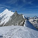 ...aber der Blick wird unwillkürlich vom Weisshorn mit seinem Grand Gendarme angezogen