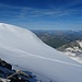 ...dann geht es vom Bishorn wieder hinab...