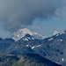 erster Blick auf den Mont Blanc