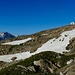 auf dem Weg zum Col des Becs de Bosson - Blick zurück zur Hütte...