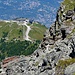 erster Tiefblick zur Bergstation "Le Cret du Midi" (Vercorin)