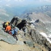 Abstieg vom Großglockner in die Gocknerscharte