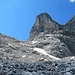 zuerst langer Aufstieg im rutschigen Geröll im Sporentobel