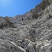 Klettersteig ähnliche Passage ab dem Schneefeld, ca. T4 (I)