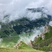 Blick hinunter zum Fisetenbach und hinüber zu Turen-Chamerstock