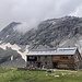 Claridenhütte - mit unserem morgigen Gipfelziel