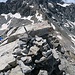 Gipfelsteinmann Piz Laviner
