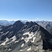 Dalla vetta del Tälihorn, la Fuorcla Bercla e la cresta seguita.