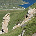 il panorama  verso il passo del Lucomagno