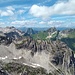 Markante Allgäuer Berge. Mittig zeigt sich die Höfats. Irgendwann muss ich da auch mal hoch...