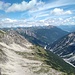 Blick in die Tannheimer Berge. 