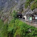 An der Höllentaleingangshütte, wo der gebührenpflichtige Weg durch die Klamm beginnt.