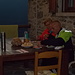ed eccoci pronti per la cena...