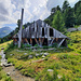 Ruine d'une étable à l'Alpe de Siviez.